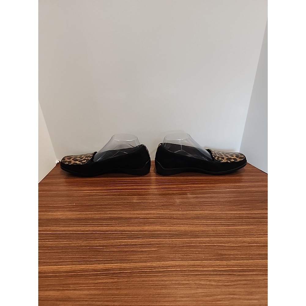 Aravon By New Balance Shoes Womens 9.5 2A‎ Loafers Flats Comfort Leopard - Picture 2 of 6